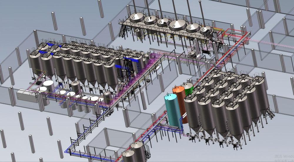 800HL Per Day Beer Factory Machine